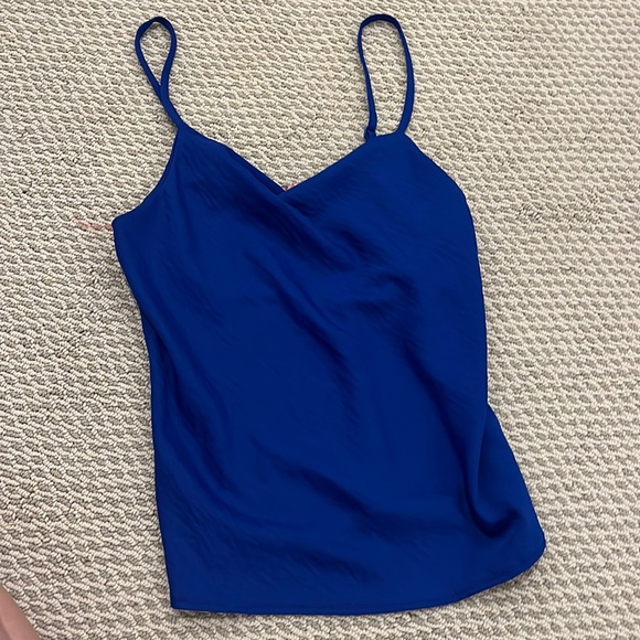 Altar’d State Blue silk top - Picture 1 of 3